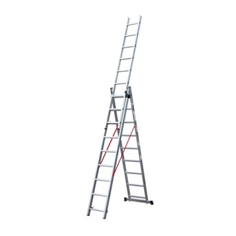 tangga aluminium liveo lv2111 extension ladder 3x11 (7,58m)-1