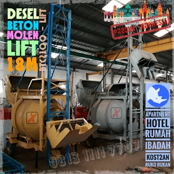 diesel molen self loading concrete mixer xtramix model winget lift-2