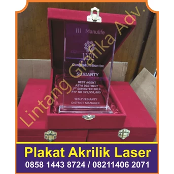 Plakat Laser Akrilik Instan