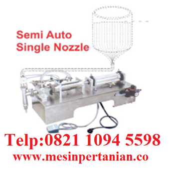 Mesin Pengisi (Filler Machine) - Semi Auto Single Nozzle