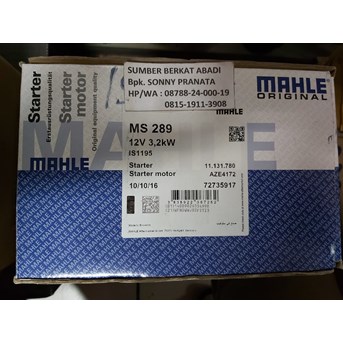 MAHL MS4 MS 4 MS 289 MS289 11.131.780 72735917 11131780 IS1195 AZE4306
