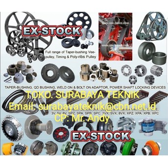 Pulley taper Lock, V-Belt, T-Belt, Coupling All Brand
