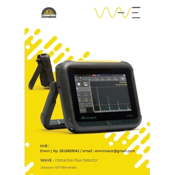 WAVE Ultrasonic Flaw Detector Alat Uji NDT