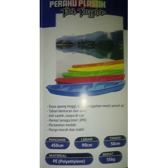 Produk Perahu Plastik (Cahyoutomo Supplier).