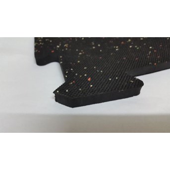 Karpet Karet Tile Ruang Fitness / Rubber Gym Mat Tile