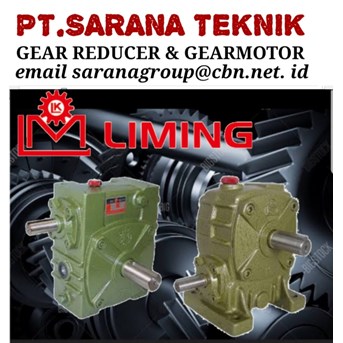 PT SARANA TEKNIK LIMING GEAR REDUCER & GEAR MOTOR