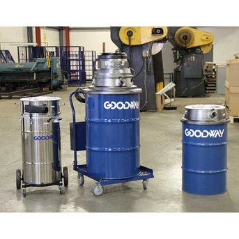 goodway vac-2a-15ss industrial vacuum, heavy duty, wet-dry, w/ twin motors goodway indonesia-1