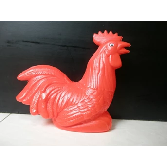 celengan mainan plastik hewan ayam bebek anjing merk ikimura