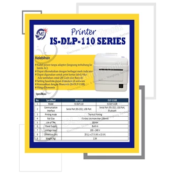 printer is dlp 110 series-2