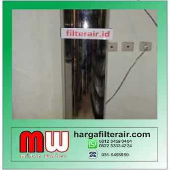 tabung filter air FRP lapis Stainless