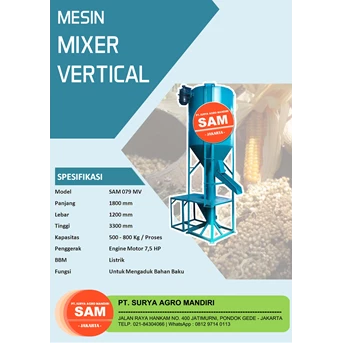 mesin mixer vertical termurah di Bekasi