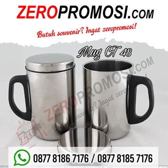 Mug Stainless Stell Promosi / Tumbler Promosi / Ct 48 Ss