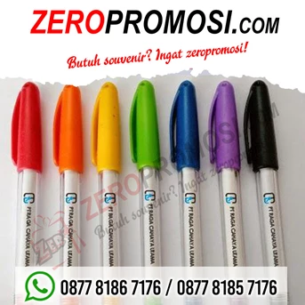 pulpen boss jell / pen promosi - pulpen insert sticker-1
