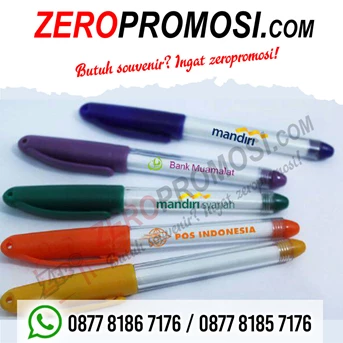 pulpen boss jell / pen promosi - pulpen insert sticker-2