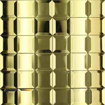 mosaic venus mirror gold
