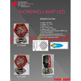 fl-9348w work lamp 16 led 48w-1