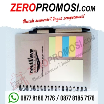 souvenir kantor memo promosi craft recycle untuk promosi termurah-1