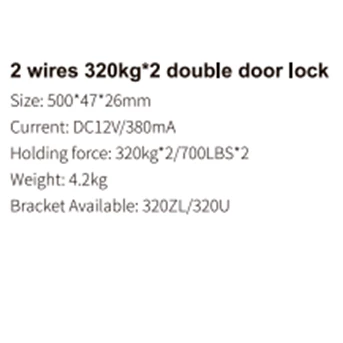 Double Door Lock EL320D-2