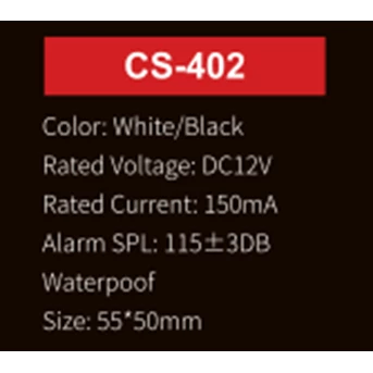 Flash and Sound Siren CS-402
