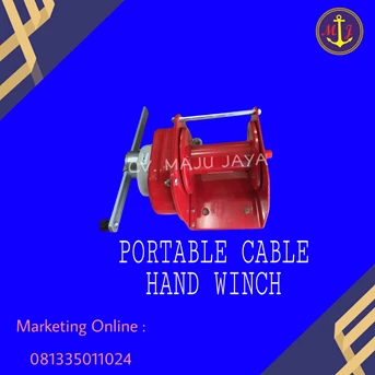 portable cable hand winch