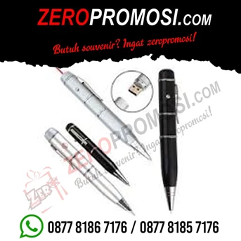 murah flashdsik unik untuk souvenir kantor berbentuk pen dengan laser pointer fdpen07 - 8gb