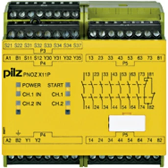 PILZ PNOZ X11P 110-120VAC 24VDC 7n/o 1n/c 2so - 777083