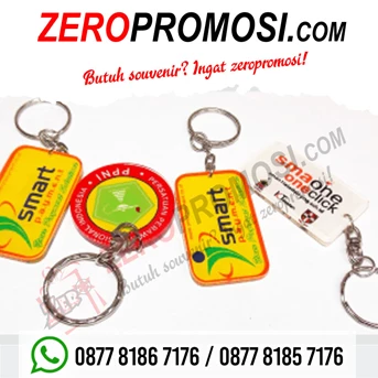 souvenir kantor acrylic keychain custom gantungan kunci-3