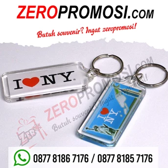 souvenir kantor acrylic keychain custom gantungan kunci-4