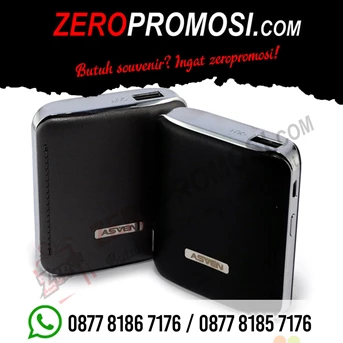 souvenir promosi - power bank plastik compact 5.200mah p52pl15-1