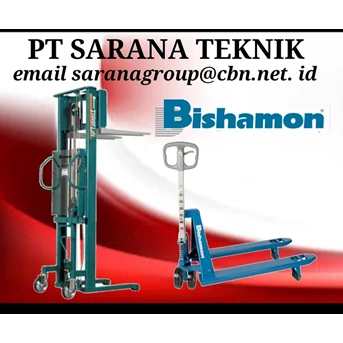 PT SARANA TEKNIK BISHAMON HAND PALLET & STACKER TYPE BM 20 distributor indonesia