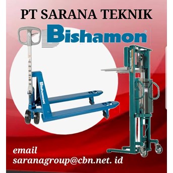 PT SARANA TEKNIK JUAL SELL AGENT STACKER BISHAMON HANDPALLET PT SARANA TEKINIK OPK