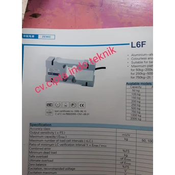 load cell l6f merk zemic