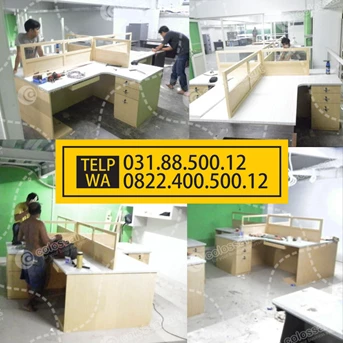 Meja Kerja / Partition Desk / Workstation Murah Surabaya