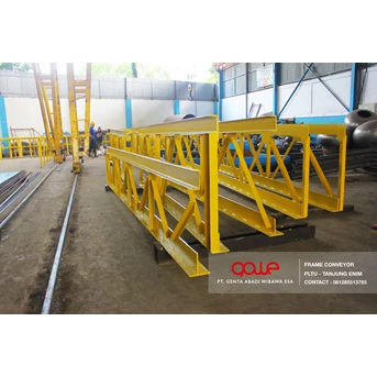 fabrikasi frame conveyor, pembuatan frame conveyor-1