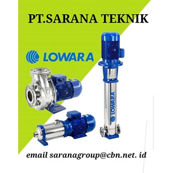 LOWARA PUMP SUBMERSIBLE & CENTRIFUGAL PUMP PT, SARANA TEKNIK