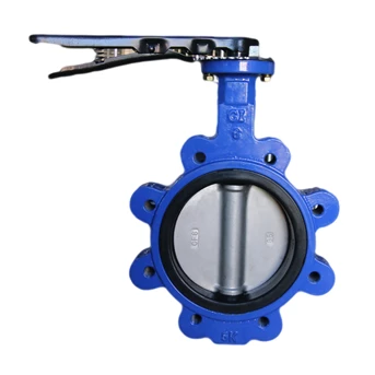 butterfly valve lug type lever operated