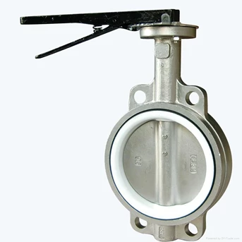Butterfly Valve Wafer Type Stainless Steel Lever Operated