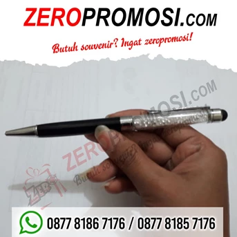 souvenir kantor pulpen promosi stylus pen kristal-3