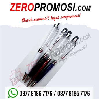 souvenir kantor pulpen promosi stylus pen kristal-1