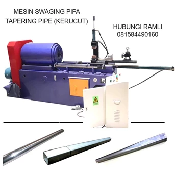 Mesin swaging / pipe tapering machine