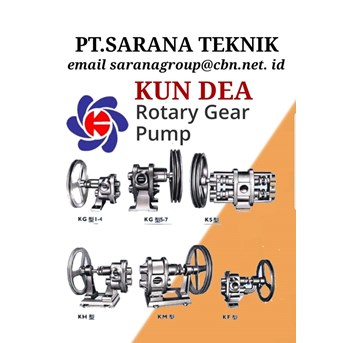 PT SARANA TEKNIK KUNDEA STAINLESS STEEL KUNDEA ROTARY GEAR PUMP