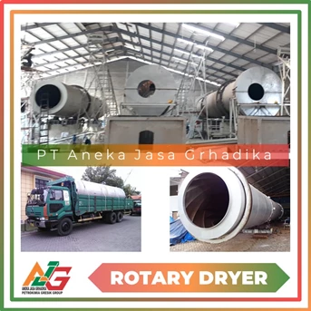 rotary dryer - mesin pembuat pupuk - alat pertanian - industri - pakan ternak