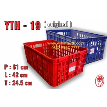 Keranjang Plastik Industri Roti Multifungsi ( YTH 19 )