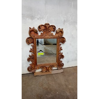cermin dinding klasik terlaris kerajinan kayu-1
