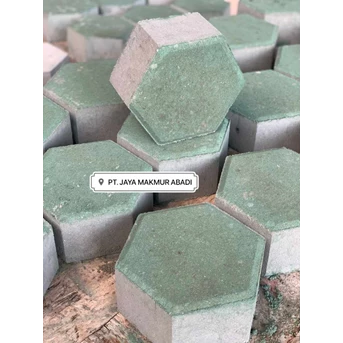 paving block hexagon natural dan warna murah ready stok samarinda-1