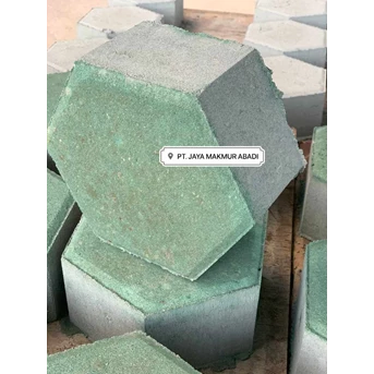 paving block hexagon natural dan warna murah ready stok samarinda