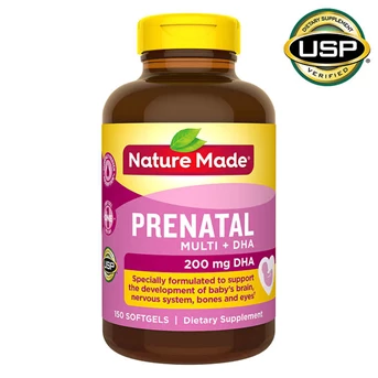 Nature Made Prenatal Multi + DHA, 150 Softgels.