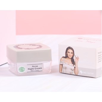 ACNE NIGHT CREAM MS GLOW (Na 18190122068)