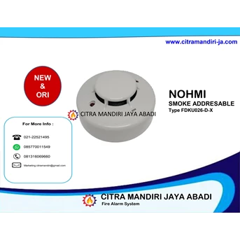 Smoke Detector Nohmi Addresable type FDKU026-D-X Alat Pendeteksi Asap