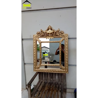 cermin klasik mewah terlaris kerajinan kayu-1